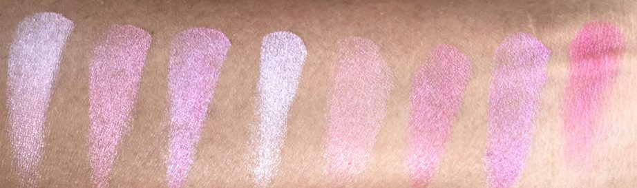 Makeup Revolution Blush Palette Blush Queen Review, Swatches Natural Light