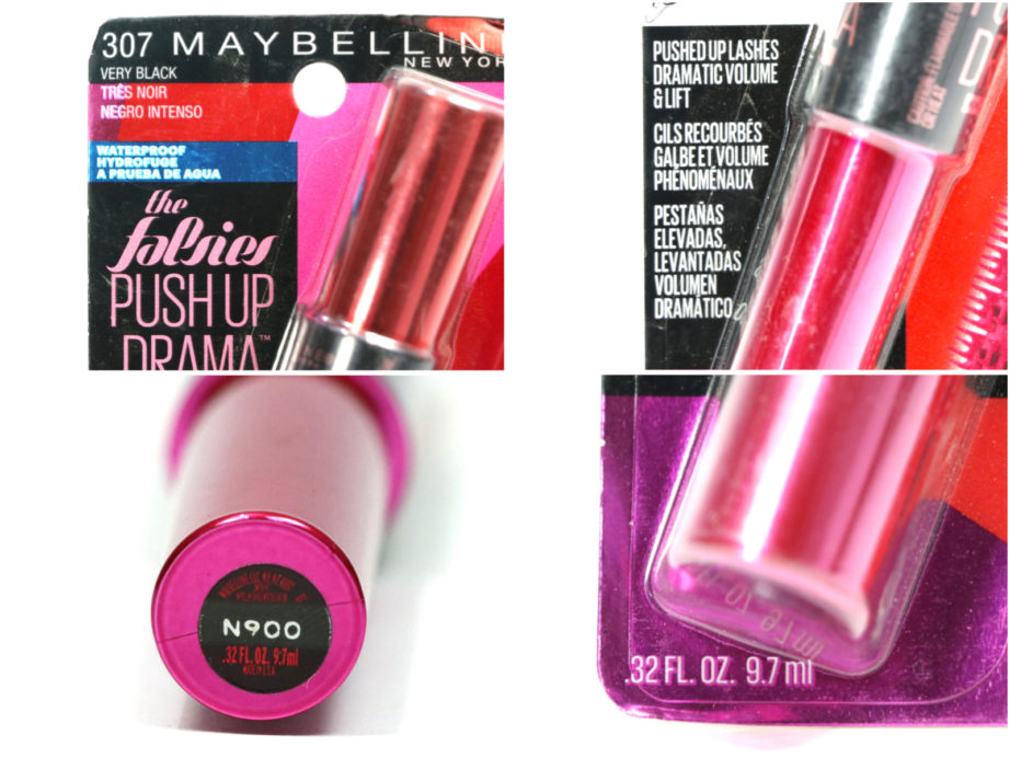 Maybelline Falsies Push Up Drama Mascara Review, Swatches, Demo details