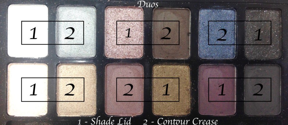 Maybelline The Rock Nudes Eye Shadow Palette Review, Swatches Duos