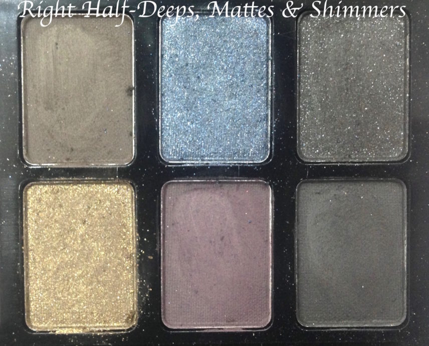 Maybelline The Rock Nudes Eye Shadow Palette Review, Swatches Right Half