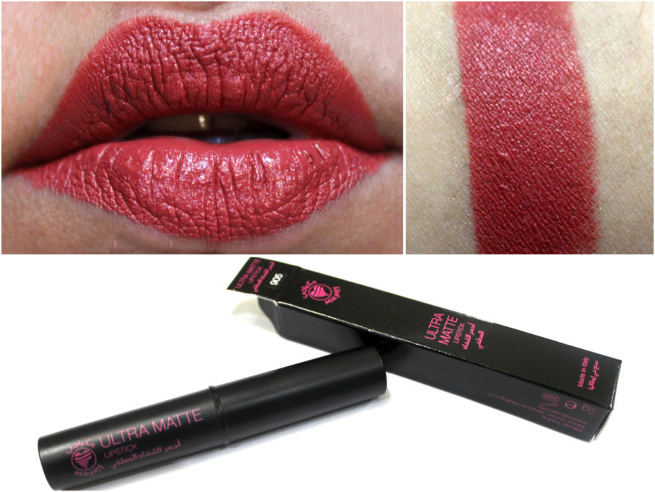 Mikyajy Ultra Matte Lipstick Shade 905 Review, Swatches Indian Makeup Beauty Blog