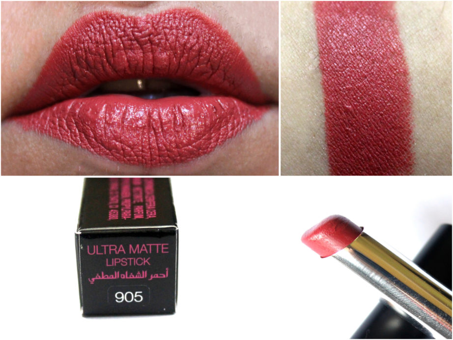 Mikyajy Ultra Matte Lipstick Shade 905 Review, Swatches MBF Blog