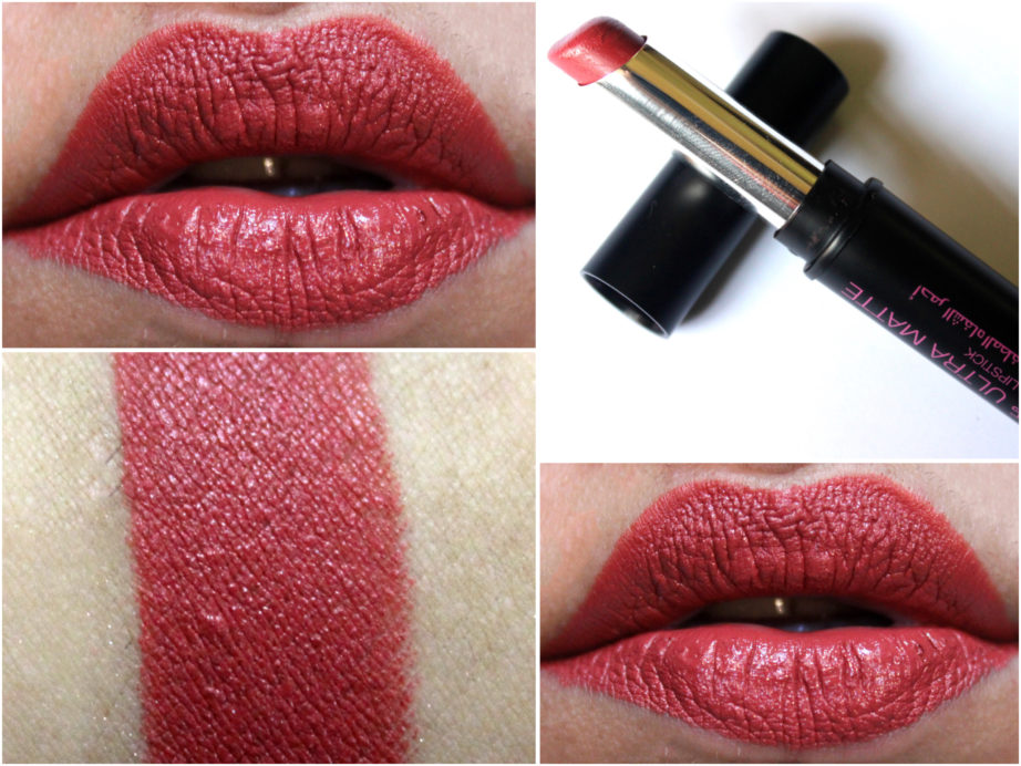Mikyajy Ultra Matte Lipstick Shade 905 Review, Swatches On Lips