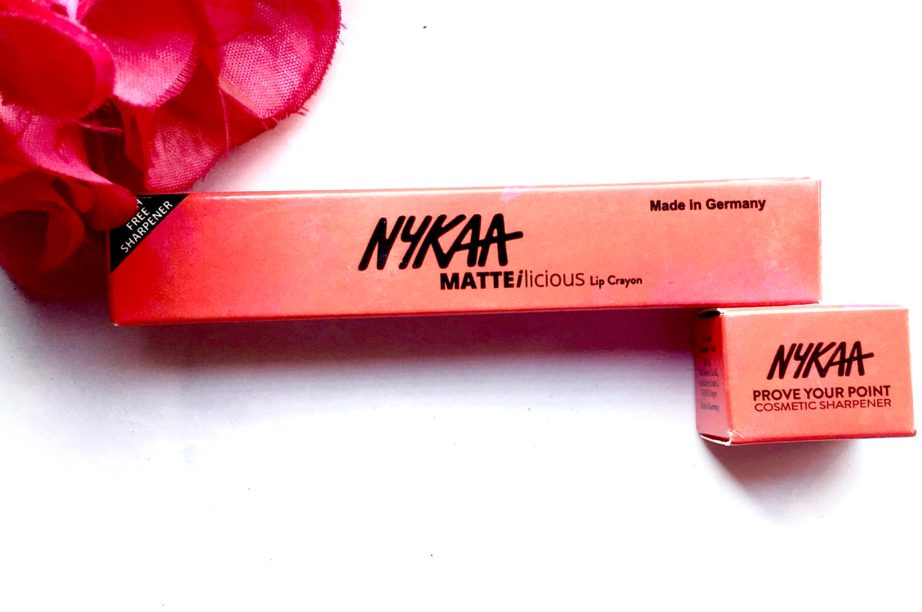 Nykaa Matteilicious Lip Crayon Next Level Nude Review, Swatches Box