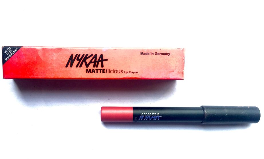 Nykaa Matteilicious Lip Crayon Pink On Fleek Review, Swatches MBF