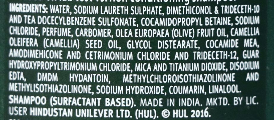 TRESemmé Botanique Nourish & Replenish Shampoo Review Ingredients