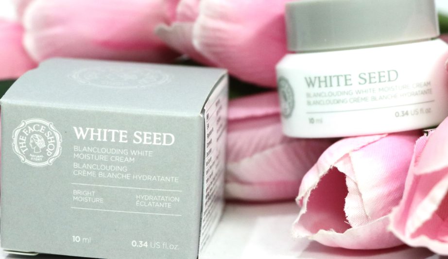 The Face Shop White Seed Blanclouding White Moisture Cream Review front