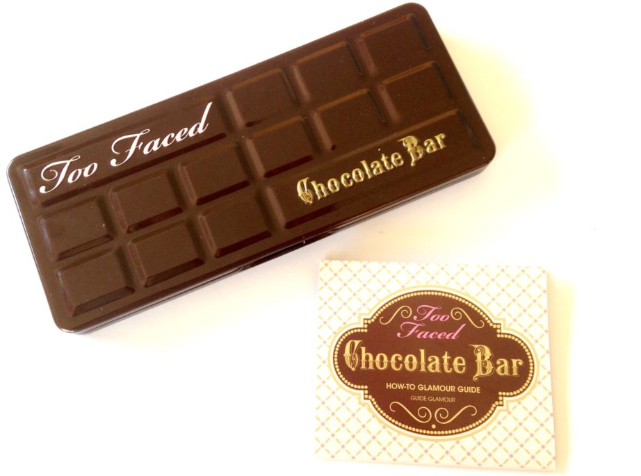 Too Faced Chocolate Bar Eyeshadow Palette Review, Swatches Palette & Guide