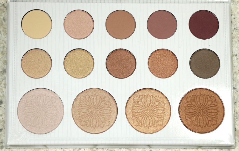 BH Cosmetics Carli Bybel Eyeshadow & Highlighter Palette Review, Swatches MBF Blog