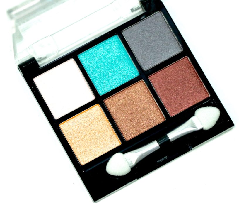 BH Cosmetics Foil Eyes To Go 6 Color Eyeshadow Palette Review, Swatches MBF
