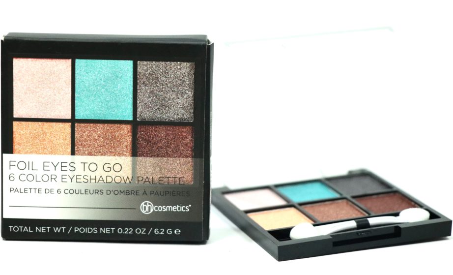 BH Cosmetics Foil Eyes To Go Eyeshadow Palette Review, Swatches MBF