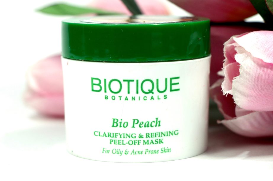 Biotique Bio Peach Clarifying & Refining Peel Off Mask Review, Demo MBF