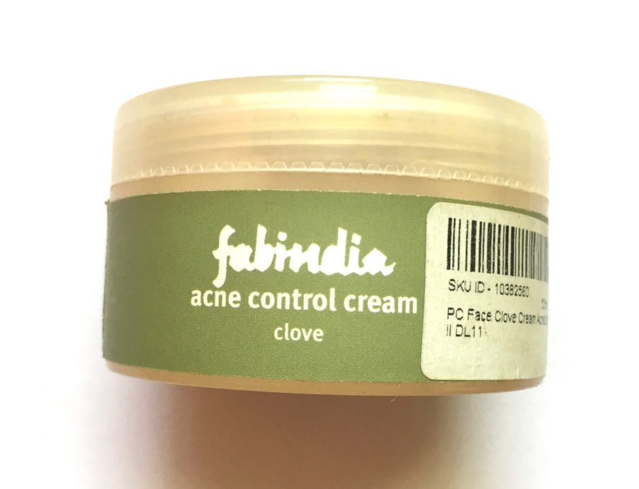 Fabindia Clove Acne Control Cream Review MBF Blog