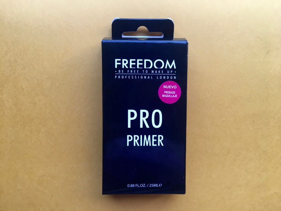 Freedom Pro Makeup Primer Review, Swatches Front