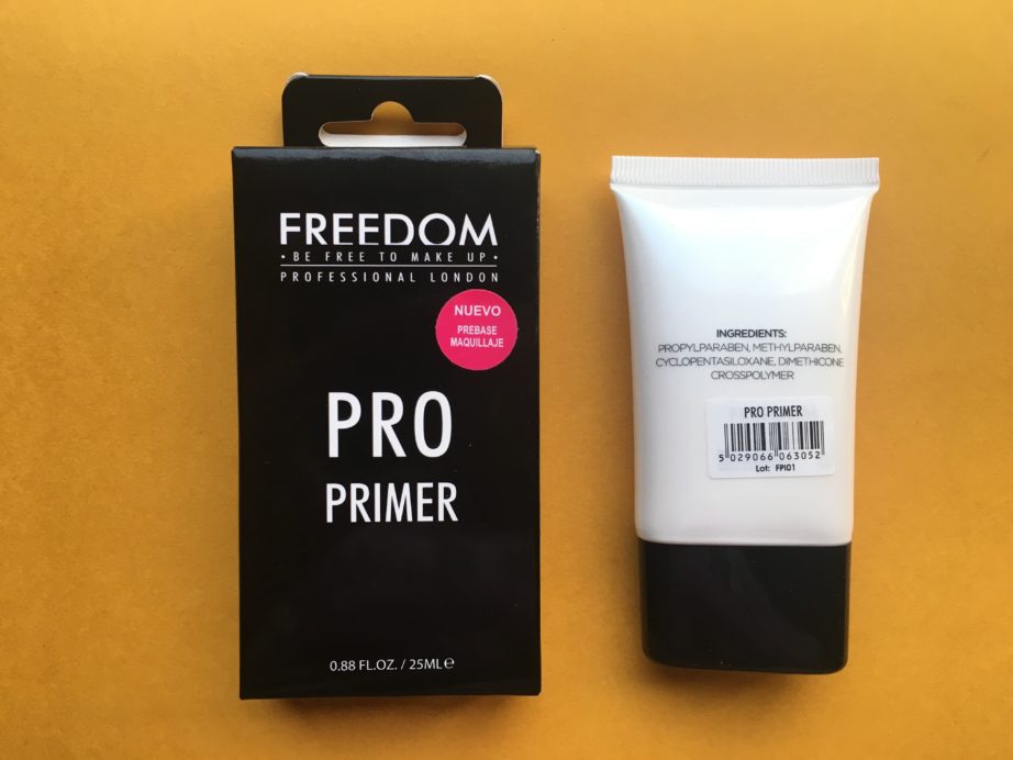 Freedom Pro Makeup Primer Review, Swatches MBF Blog