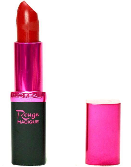 L'Oreal Paris Rouge Magique Lipstick Scarlet Déjà vu 911 Review, Swatches MBF Blog
