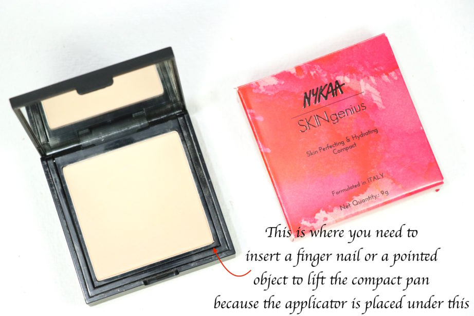Nykaa SKINgenius Skin Perfecting & Hydrating Compact Review, Shades, Swatches MBF