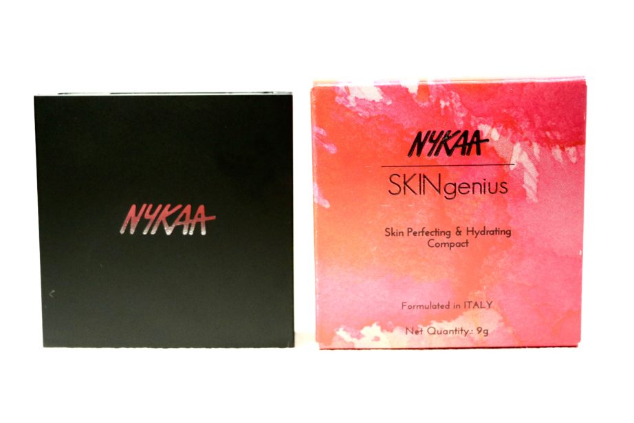 Nykaa SKINgenius Skin Perfecting & Hydrating Compact Review, Shades, Swatches MBF Blog