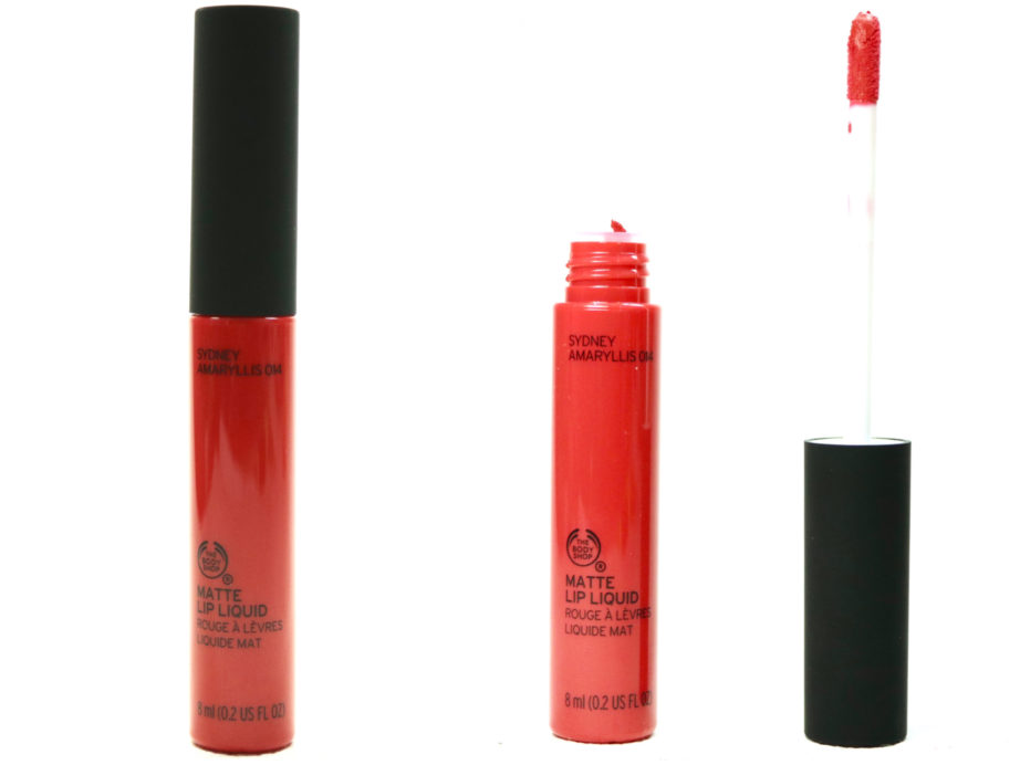 The Body Shop Matte Lip Liquid Lipstick Sydney Amaryllis Review, Swatches MBF