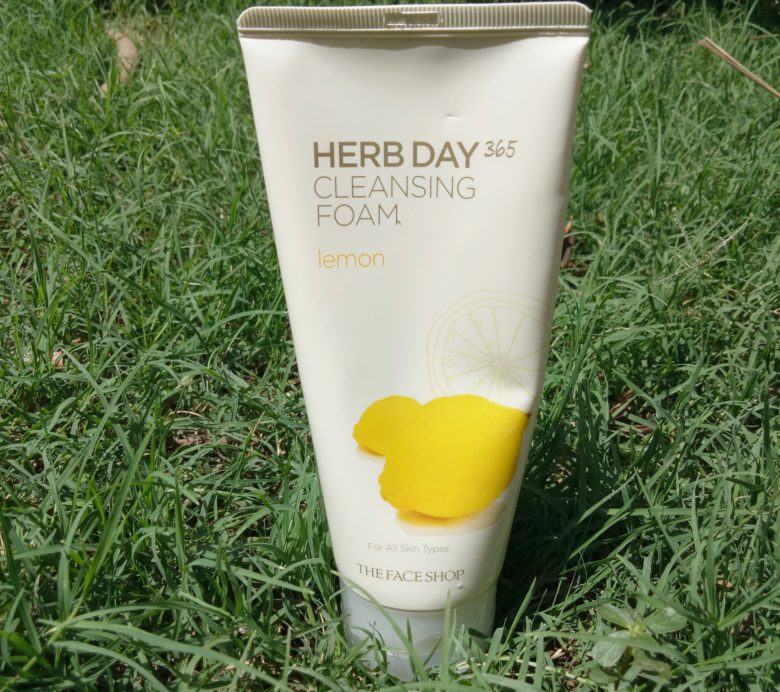 The Face Shop Herb Day 365 Cleansing Foam Lemon Review