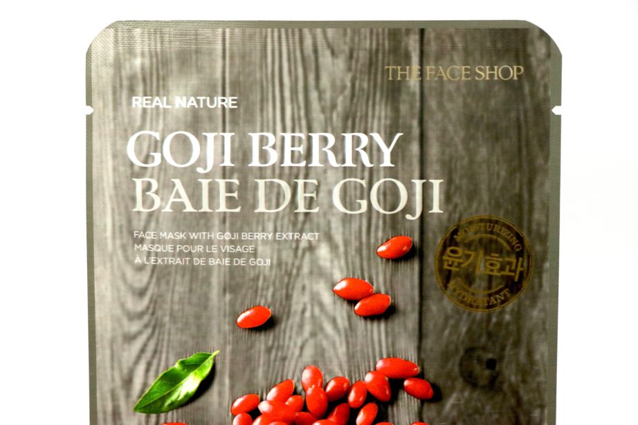 The Face Shop Real Nature Goji Berry Face Mask Review MBF