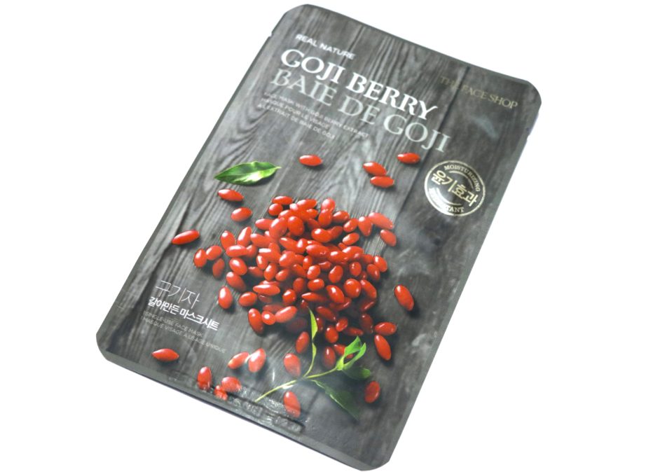 The Face Shop Real Nature Goji Berry Face Mask Review MBF Blog