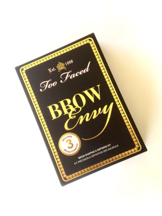 Too Faced Brow Envy Brow Shaping & Defining Kit Review, Swatches Box