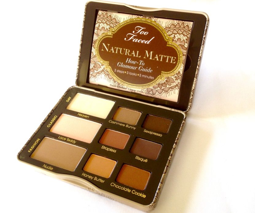 Too Faced Natural Matte Eyeshadow Palette Review, Swatches MBF