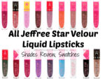 All Jeffree Star Velour Liquid Lipsticks Shades Review, Swatches