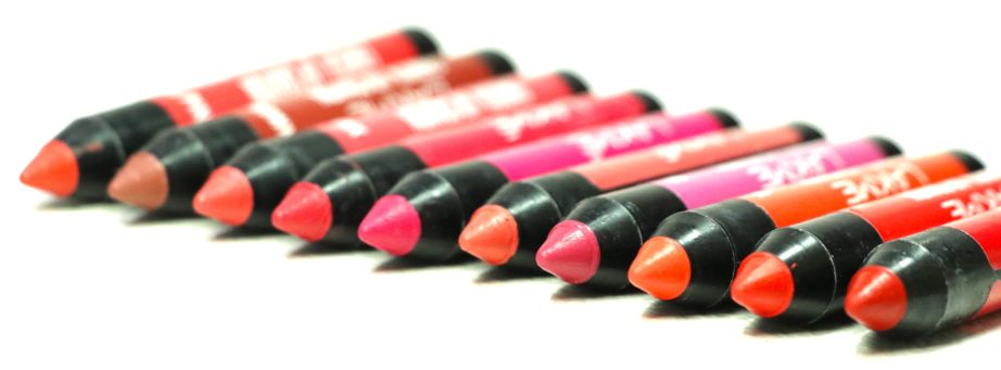 All Lakme Enrich Lip Crayons 10 Shades Review, Swatches Berry Red, Red Stop, Candid Coral, Mauve Magic, Peach Magnet, Pink Burst, Shocking Pink, Baby Pink, Cinnamon Brown, Blushing Pink Focus