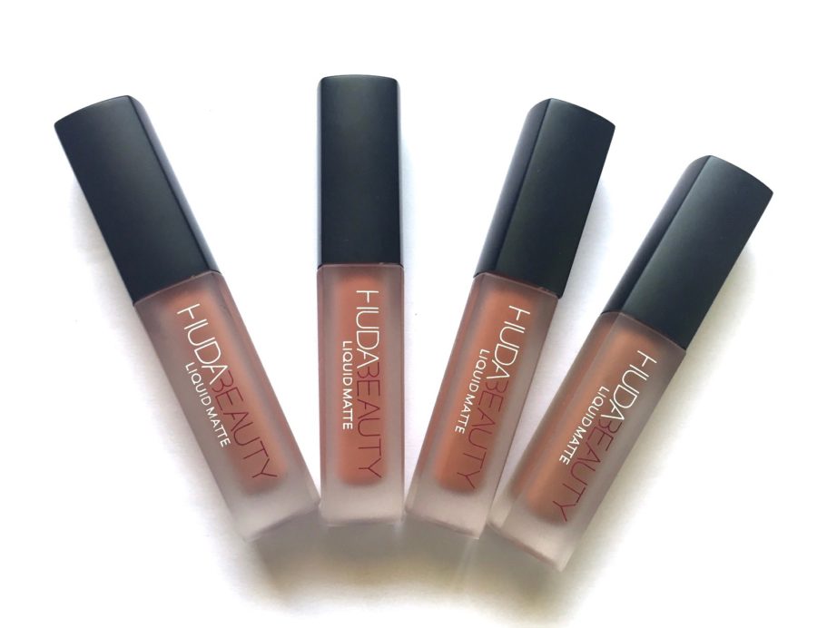 Huda Beauty The Nude Edition Liquid Matte Minis Lipstick Review, Swatches MBF