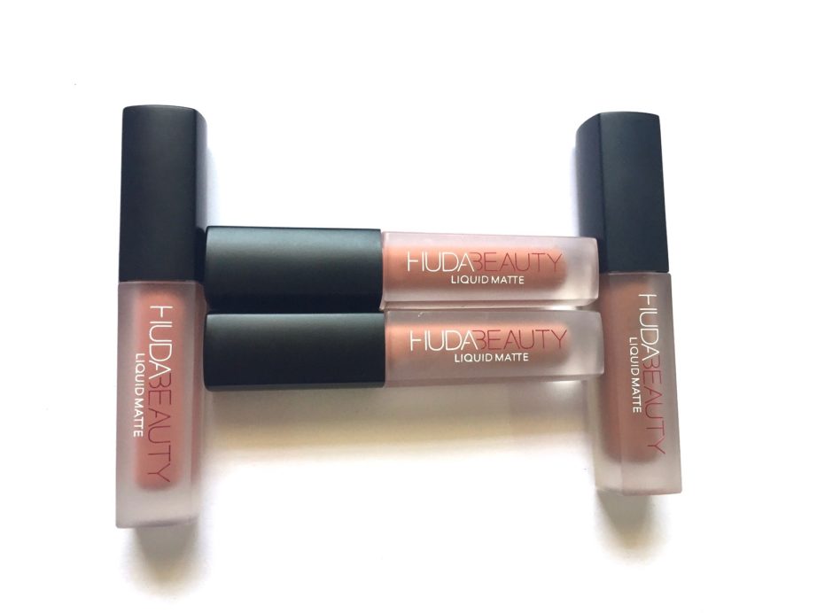 Huda Beauty The Nude Edition Liquid Matte Minis Lipstick Set Review, Swatches blog