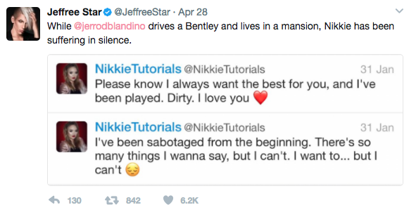 Jeffree Star confronts Too Faced Founder Jerrod Blandino for Tarte & NikkieTutorials 7