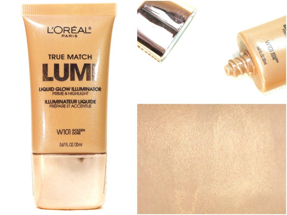 L'Oreal True Match Lumi Liquid Glow Illuminator Highlighter Review, Swatches