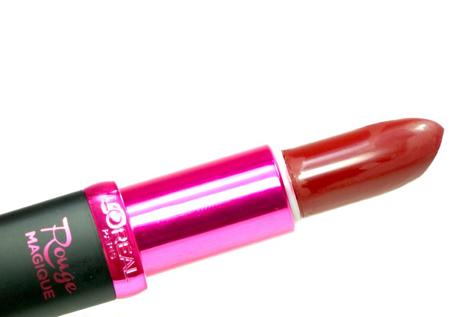 L’Oreal Paris Rouge Magique Lipstick Royal Velouté 909 Review, Swatches Focus