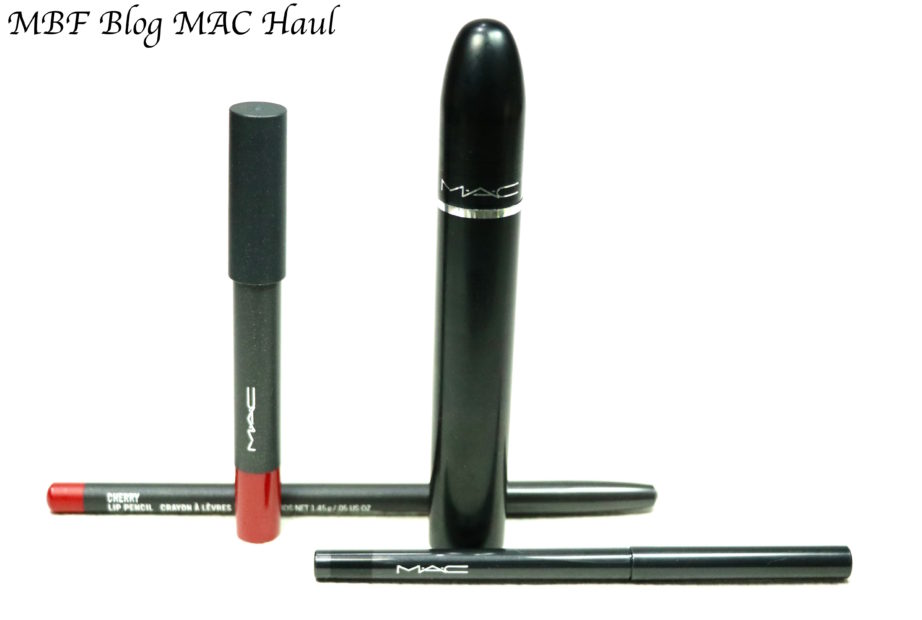 MAC Cherry Lip Liner Pencil MAC Velvetease Lip Pencil (Crayon) MAC Modern Twist Kajal Liner MAC Upward Lash Volume Mascara