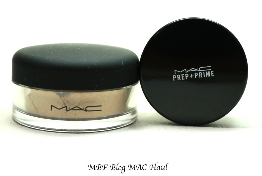 MAC Mineralize Foundation Loose MAC Prep + Prime Transparent Finishing Powder