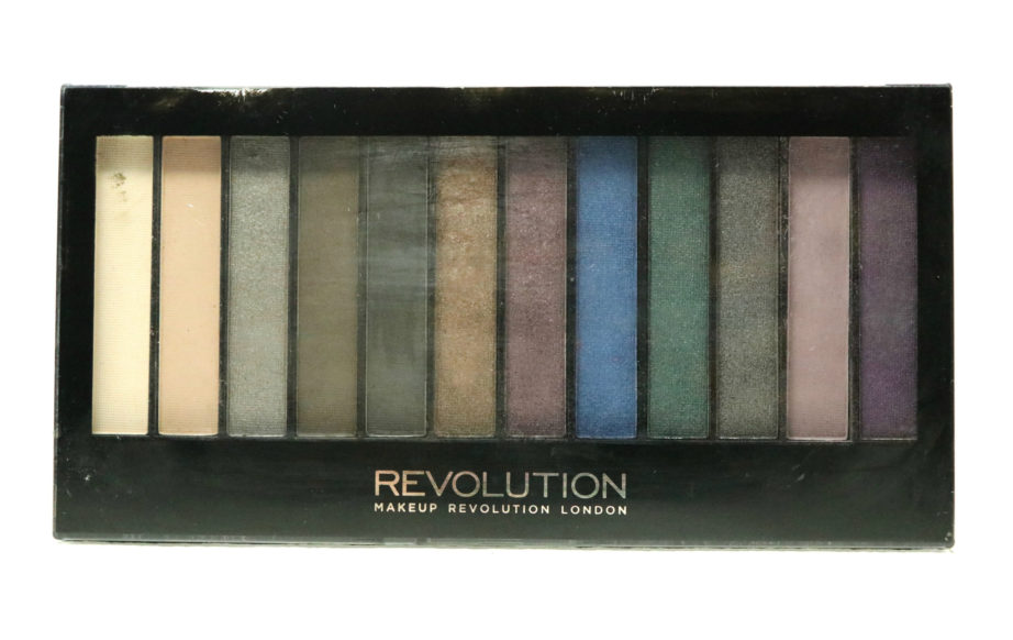 Makeup Revolution Hot Smoked Redemption Palette Review, Swatches front