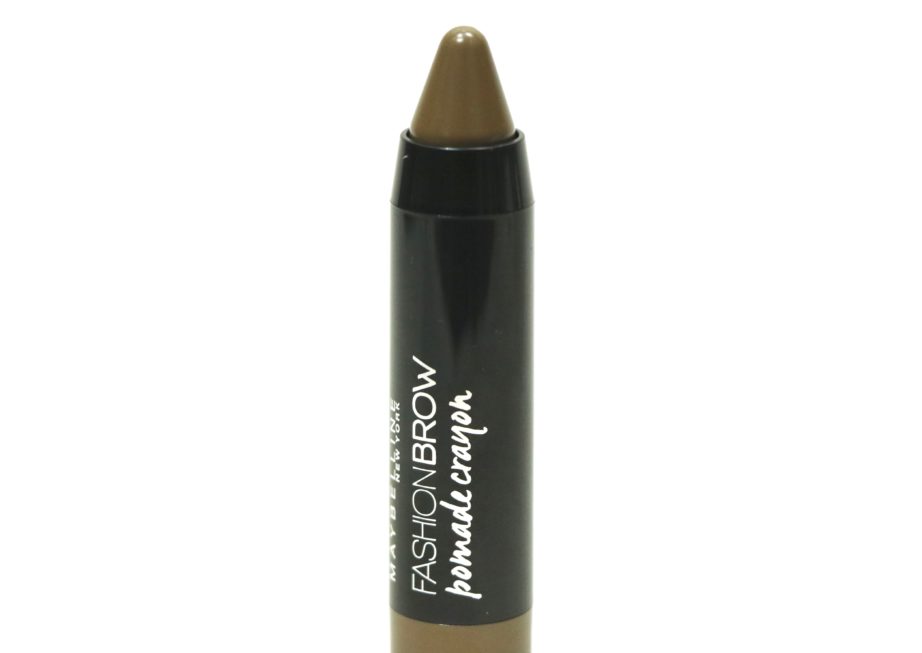 Maybelline Fashion Brow Pomade Crayon Review, Swatches Closeup