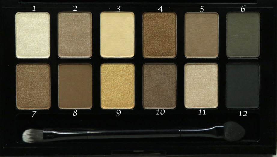 Maybelline The Nudes Eyeshadow Palette Review, Swatches Focus