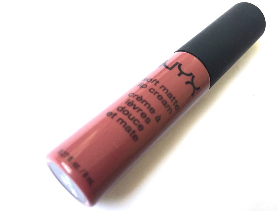 NYX Rome Soft Matte Lip Cream Review, Swatches angle