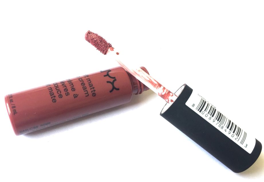 NYX Rome Soft Matte Lip Cream Review, Swatches open