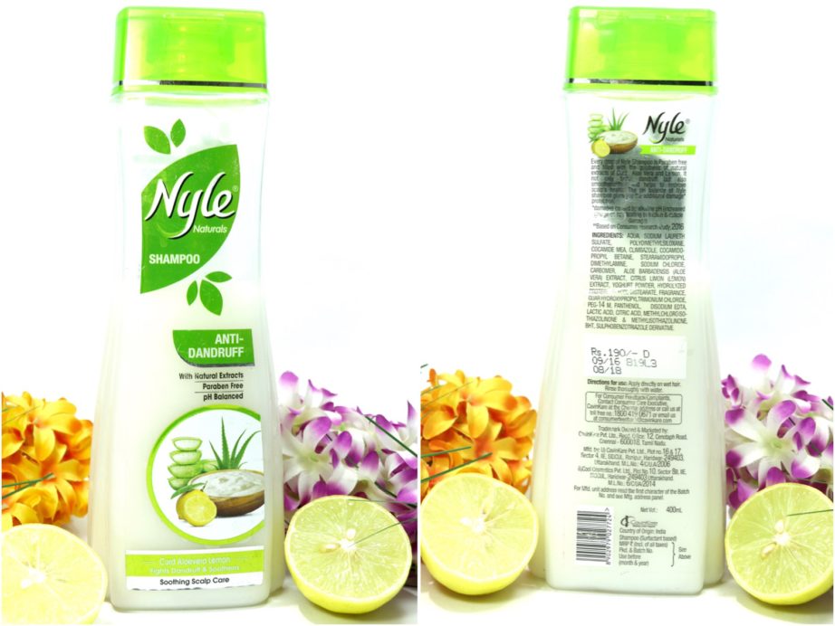 Nyle Naturals Anti Dandruff Shampoo Review MBF Blog