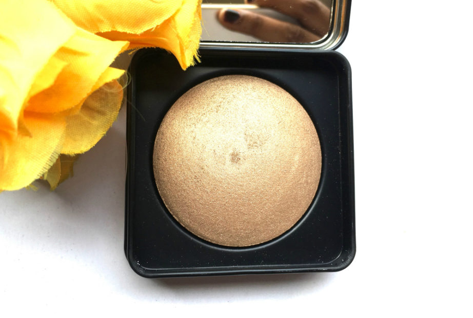 PAC Cosmetics Baked Highlighter 08 Review, Swatches Open