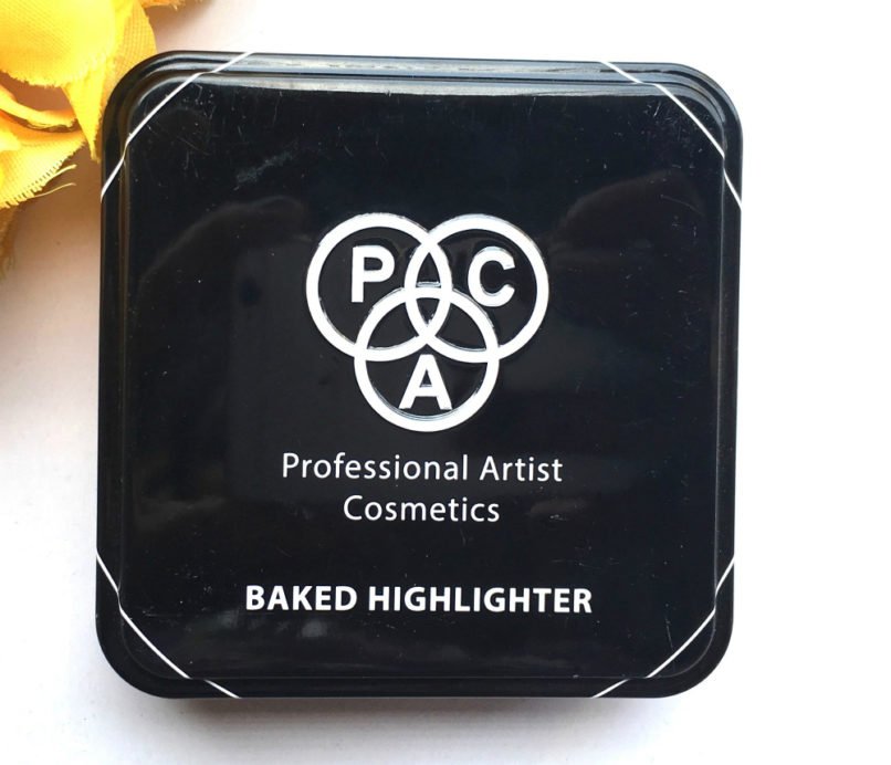 PAC Cosmetics Baked Highlighter 08 Review, Swatches packaging