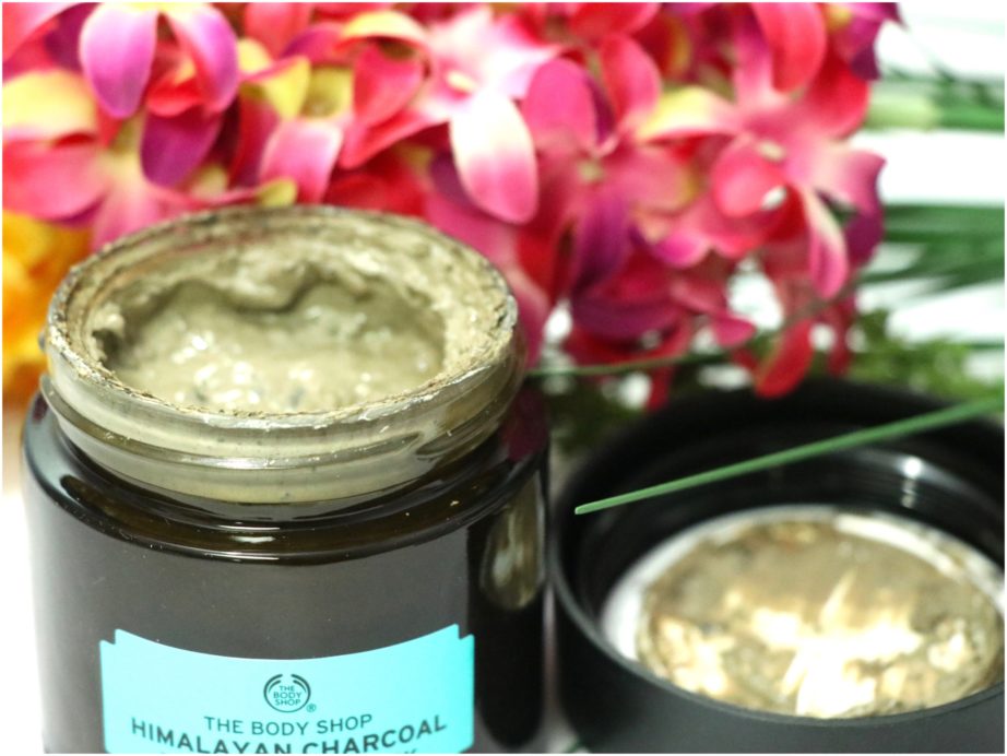 The Body Shop Himalayan Charcoal Purifying Glow Mask Review, Swatches MBF Blog