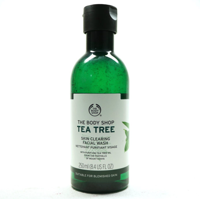 The Body Shop Tea Tree Skin Clearing Facial Wash Review MBF Blog
