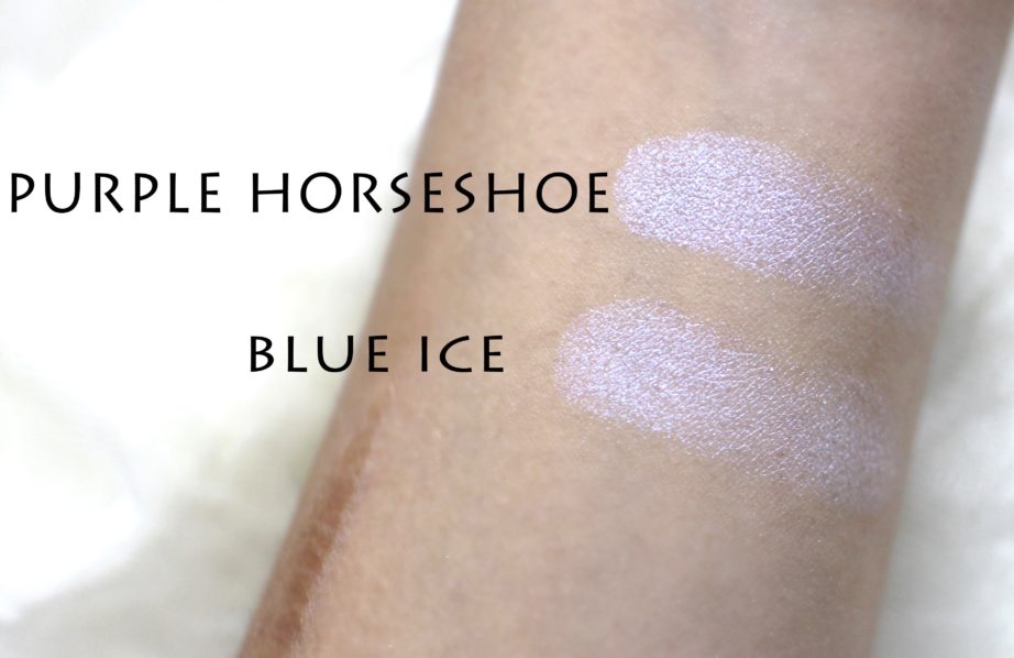 Anastasia Moonchild Glow Kit Review, Swatches purple horseshoe blue ice