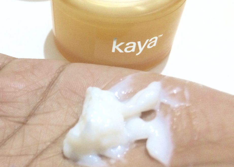 Kaya Skin Recovery Night Cream Review Swatch