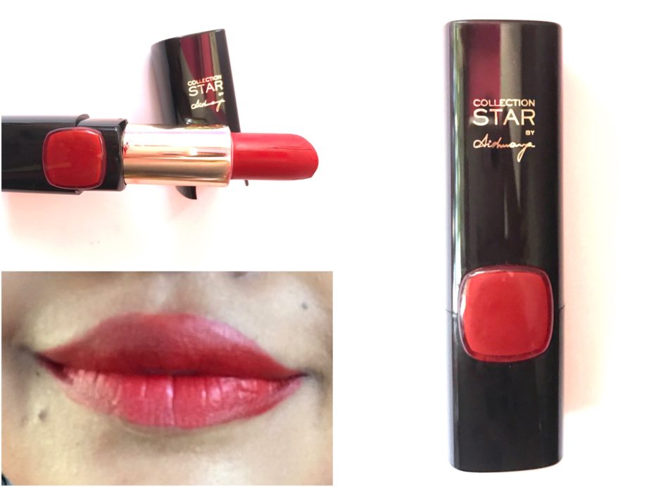 L’Oreal Pure Brick Color Riche Pure Reds Star Collection Lipstick Review, Swatches